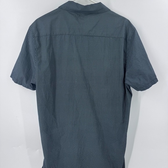 Barney Cools Blue/BlackCasual Button Down Shirt Relaxed Fit - Picture 3 of 9